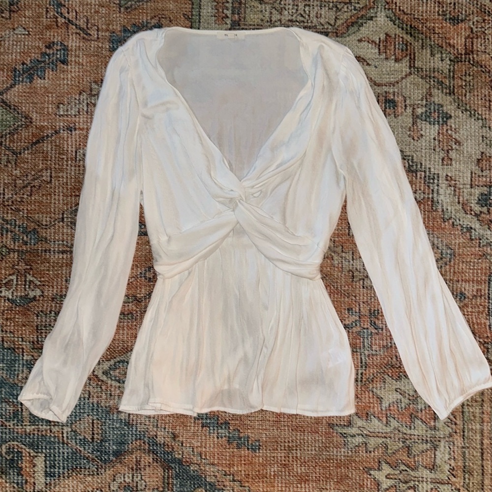 Flattering white top